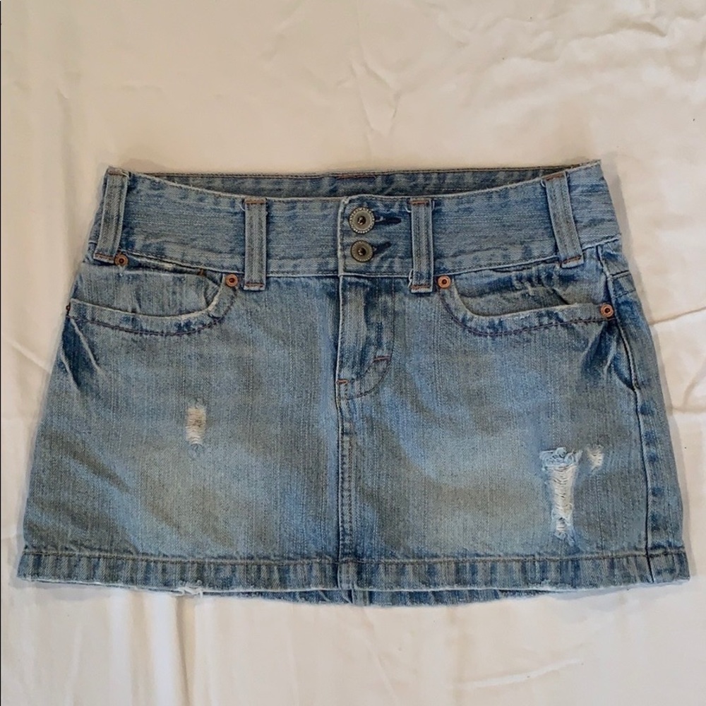 jean skirt